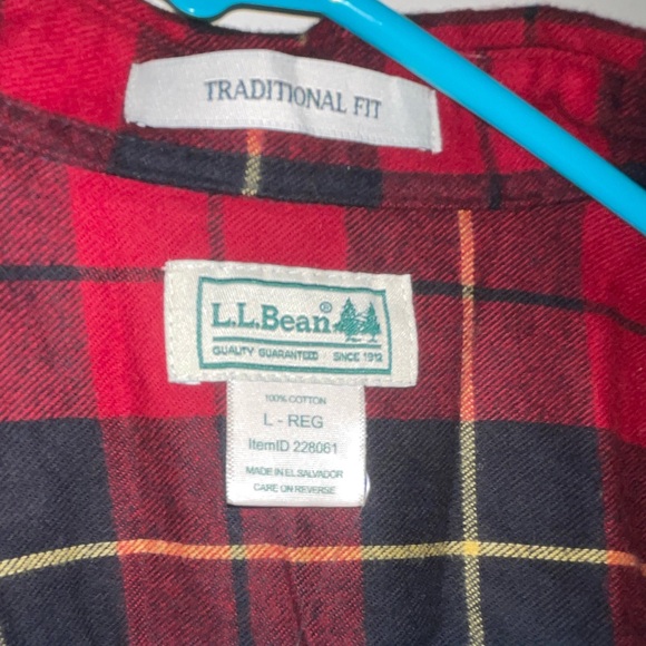 BRAND NEW LL. BEAN FLANNEL - Picture 3 of 7